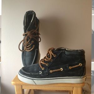 Sperry Denim High Top Shoes 6